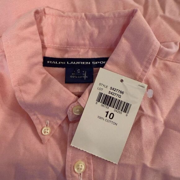 Polo Ralph Lauren pink polo tank top new with tags size 10 - Picture 4 of 4